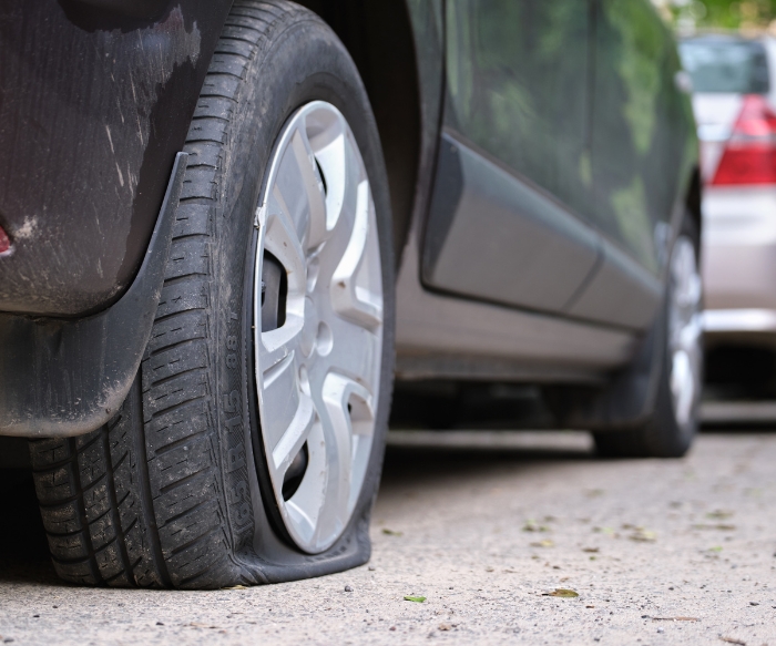 Intervention crevaison